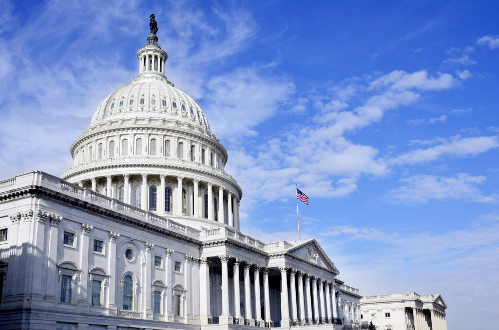 The Capitol Building in Washington, DC